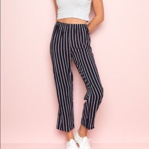 (plus size) striped pants